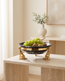 Marble Bowl with Three Slats