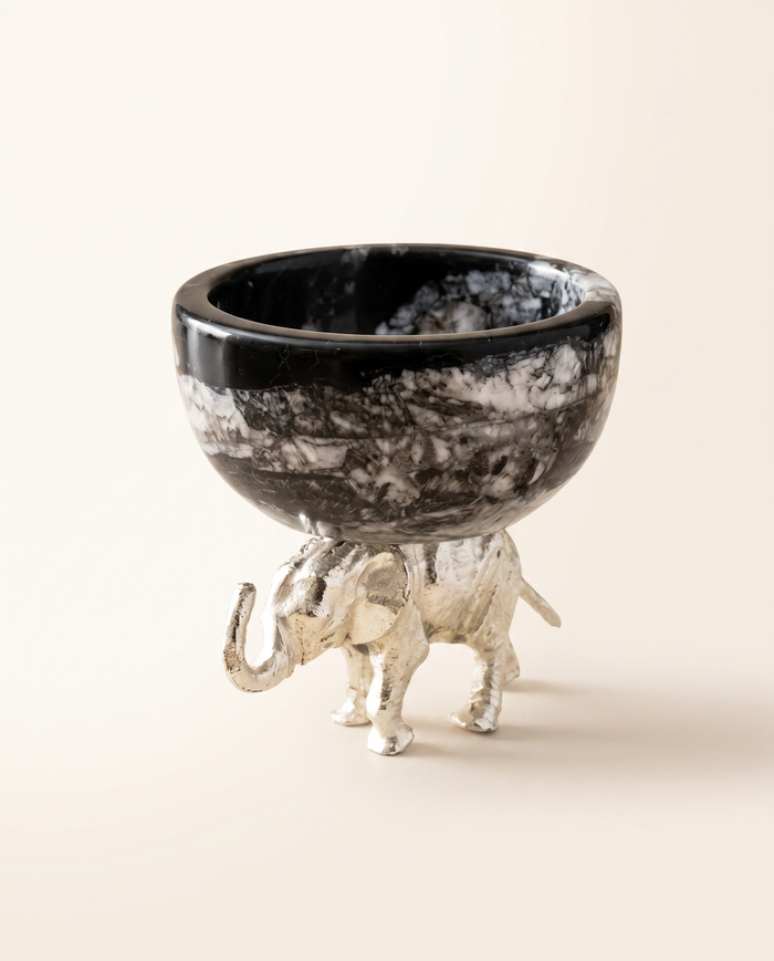 Bowl on Elephant Base