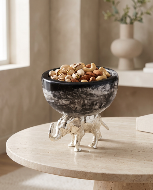 Bowl on Elephant Base