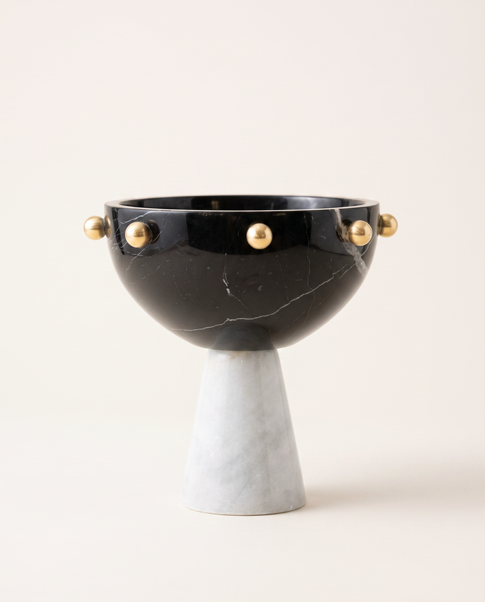 Hun Bowl on Marble Base