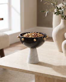 Hun Bowl on Marble Base