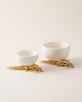 Marble Bowl with Crocodile Base