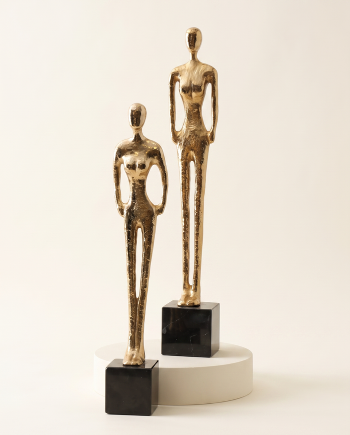 Brass Woman Decorative Object II