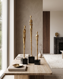 Brass Silhouette Women with Buns II