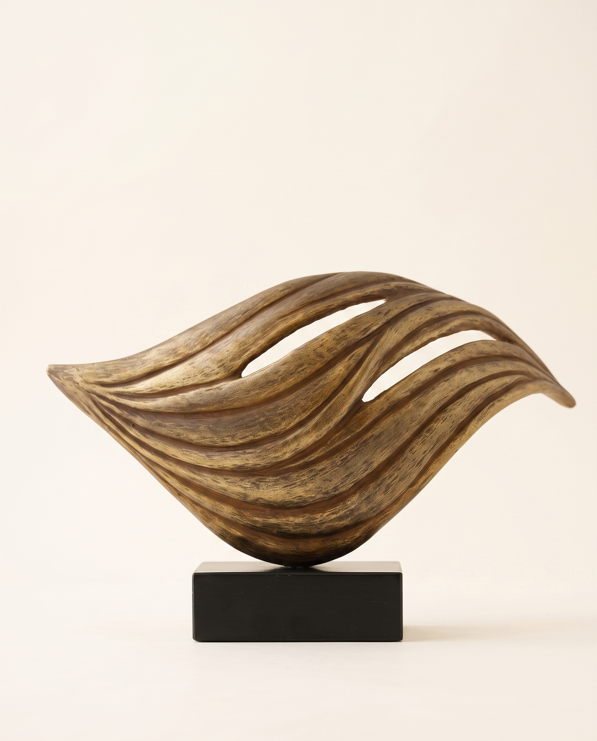 Copper Wave Sculpture – Edza Decor VII