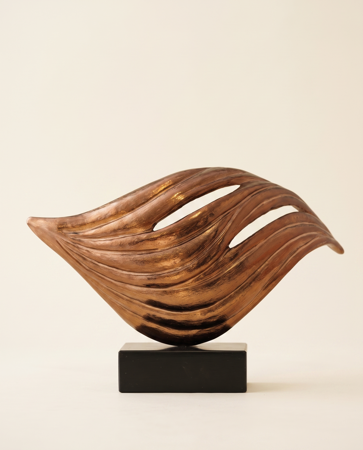 Copper Wave Sculpture – Edza Decor VII