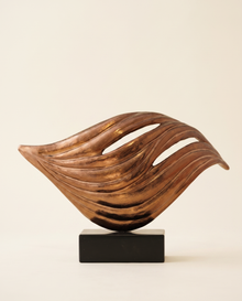 Copper Wave Sculpture – Edza Decor VII