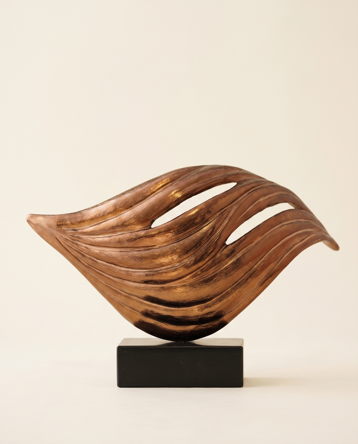 Copper Wave Sculpture – Edza Decor VII