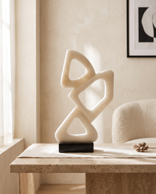 Geometric Marble Sculpture