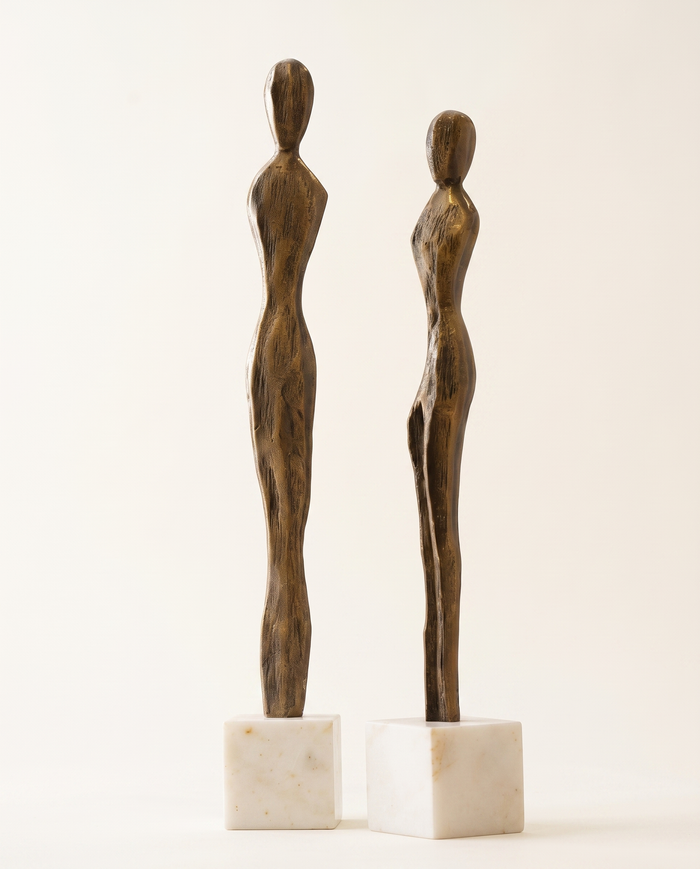 Brass Human Figure Decorative Object II