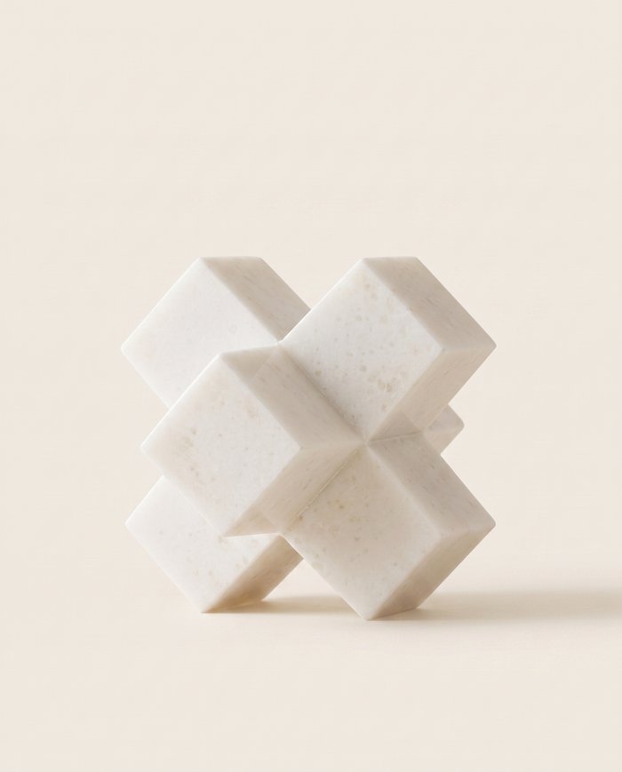 XL Marble Plus Sculpture