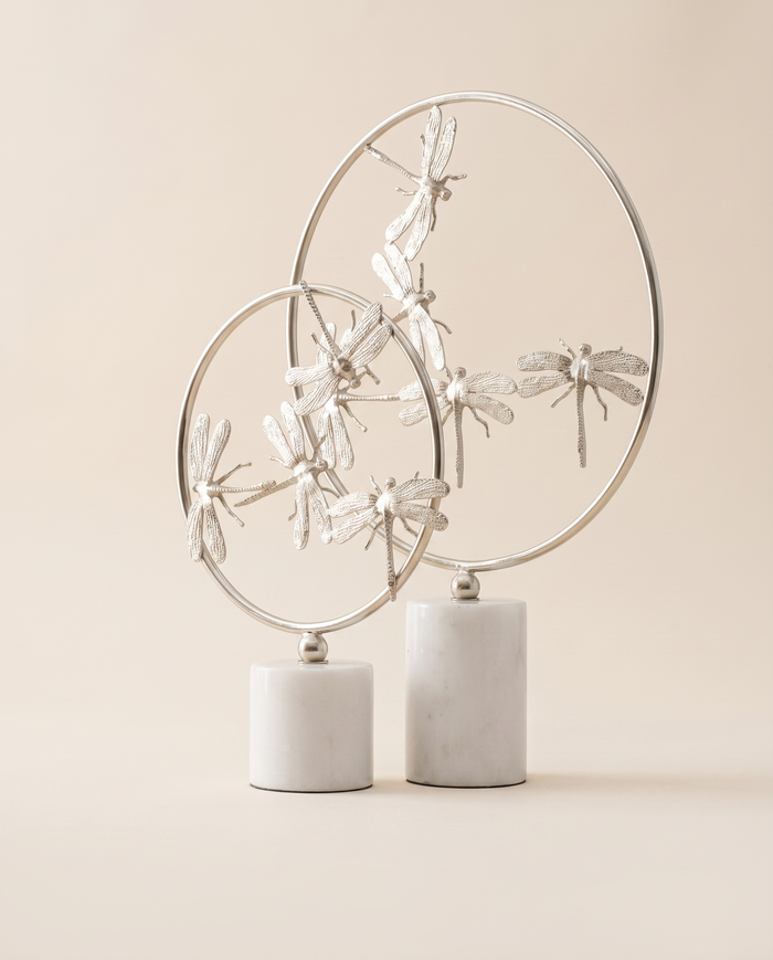 Circle Decorative Object with Dragonfly II