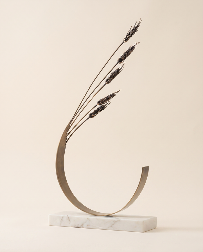 Circle Wheat Ear Decorative Object
