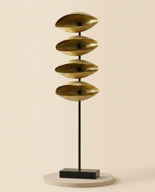 Quadruple Shell Decorative Object