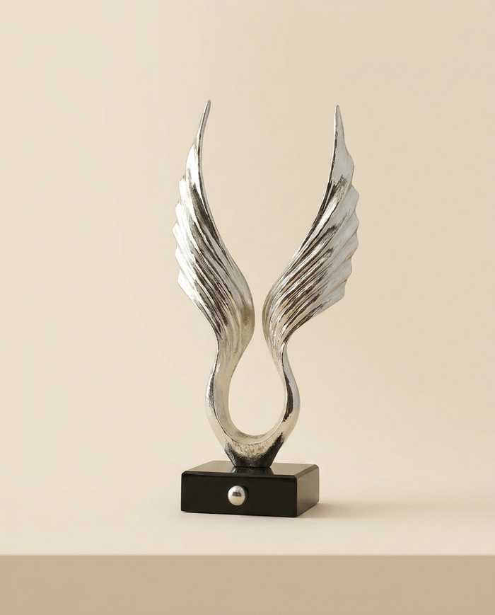 Brass Angel Wing Decorative Object II