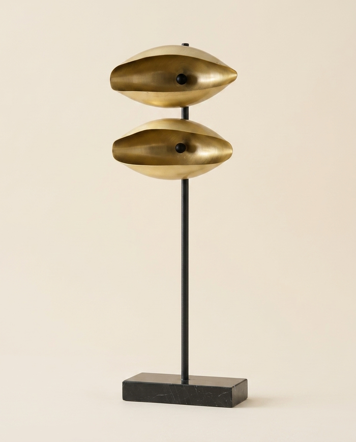 Double Shell Decorative Object