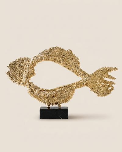 XL Fish Decorative Object Gold