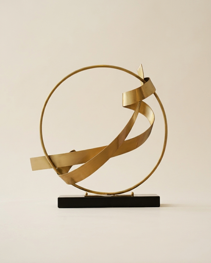Brass Orbit Sculpture