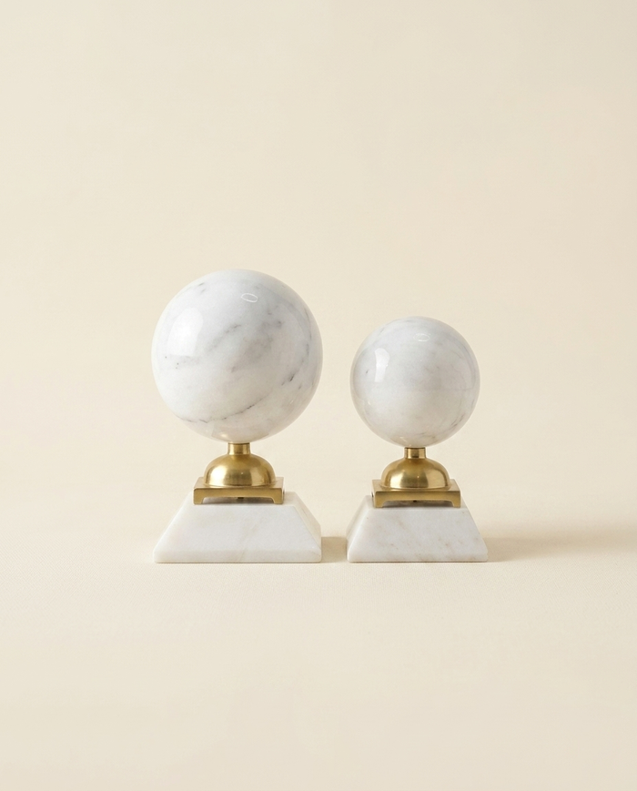 Marble Sphere Decorative Object IV