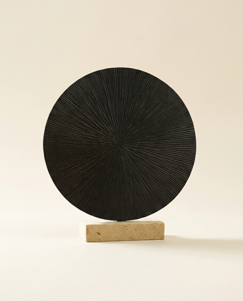 Black Sun Decor - warm ivory studio hero shot