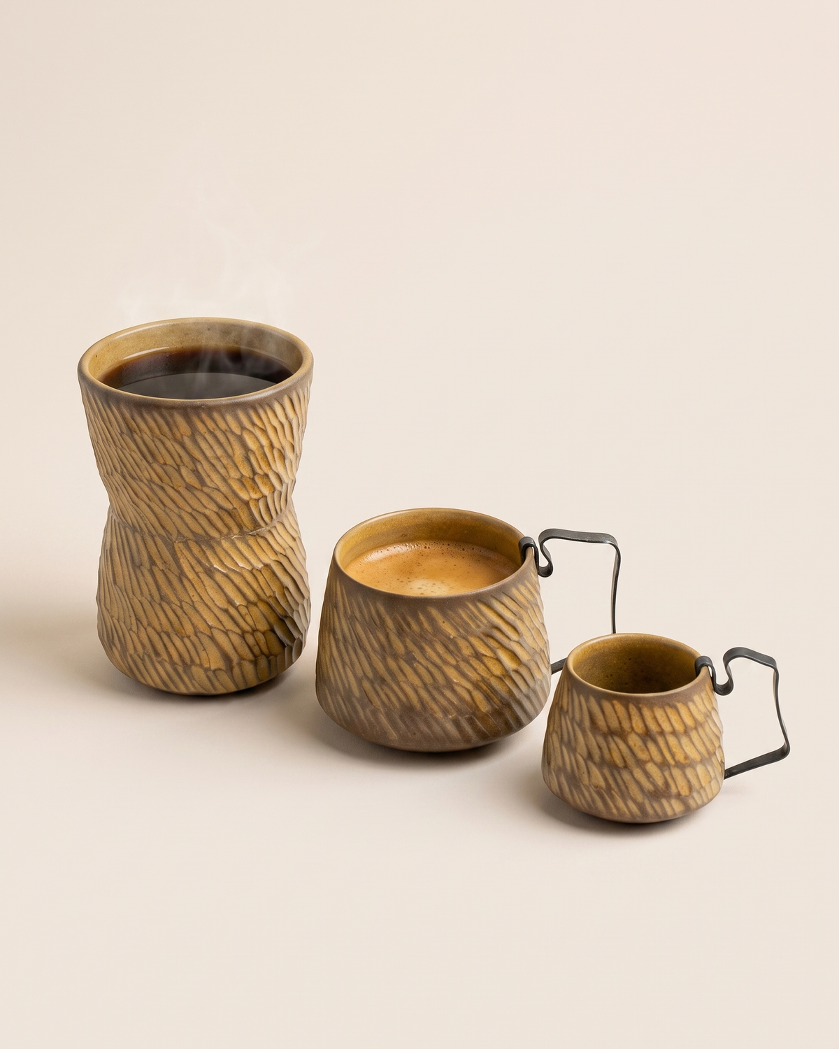 Hic Ceramics Mocca Sand Cup Set Recif — product photo