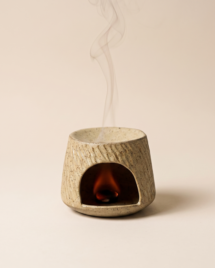 Hic Ceramics Sand Handcrafted Stoneware Censer
