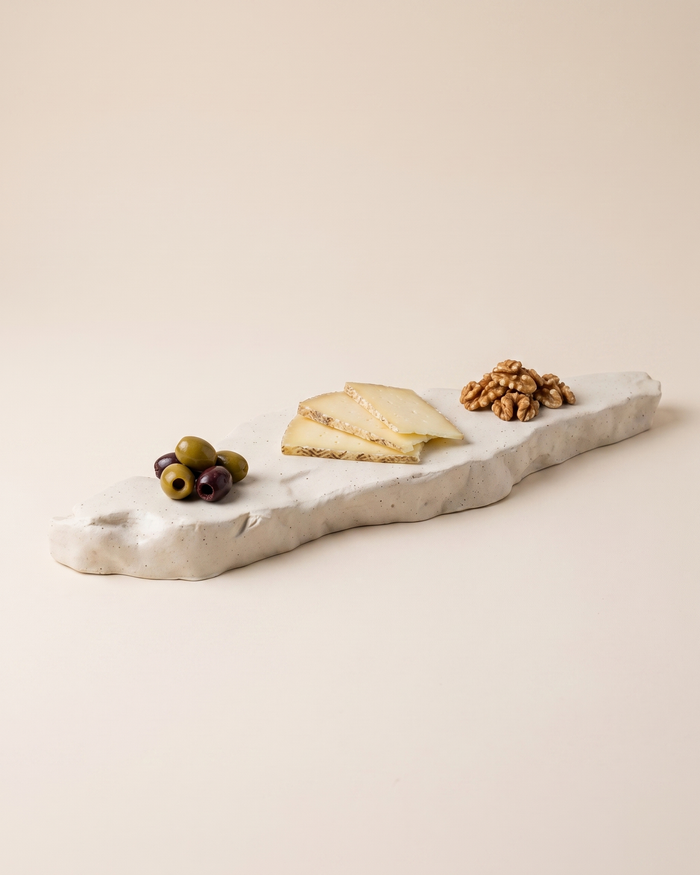 Hic Ceramics Snow White Large Double-Sided Serving Board