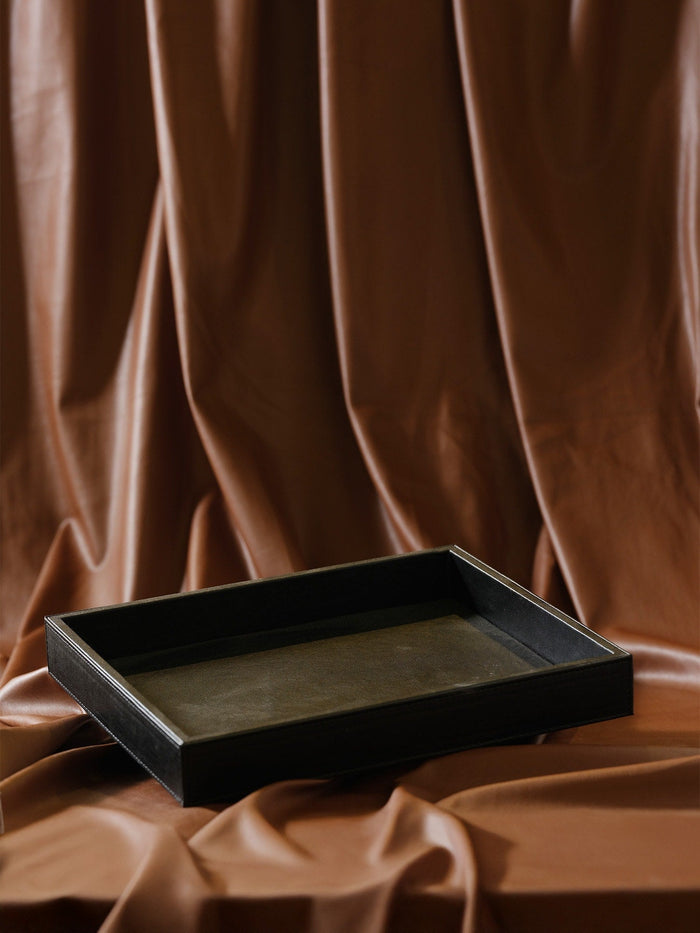 Flat Leather Tray II