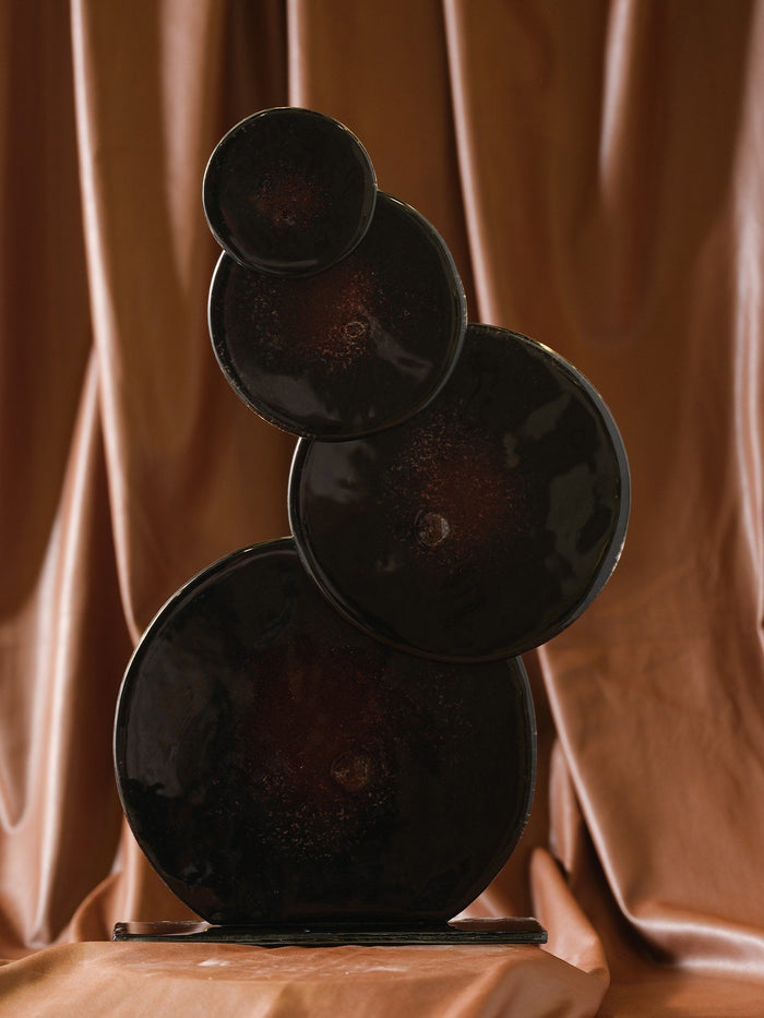 Quadruple Glass Bubble Decorative Object I