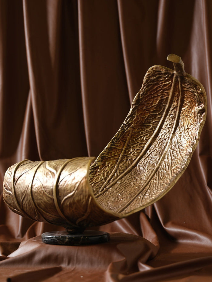 XL Curved Leaf Decorative Object II