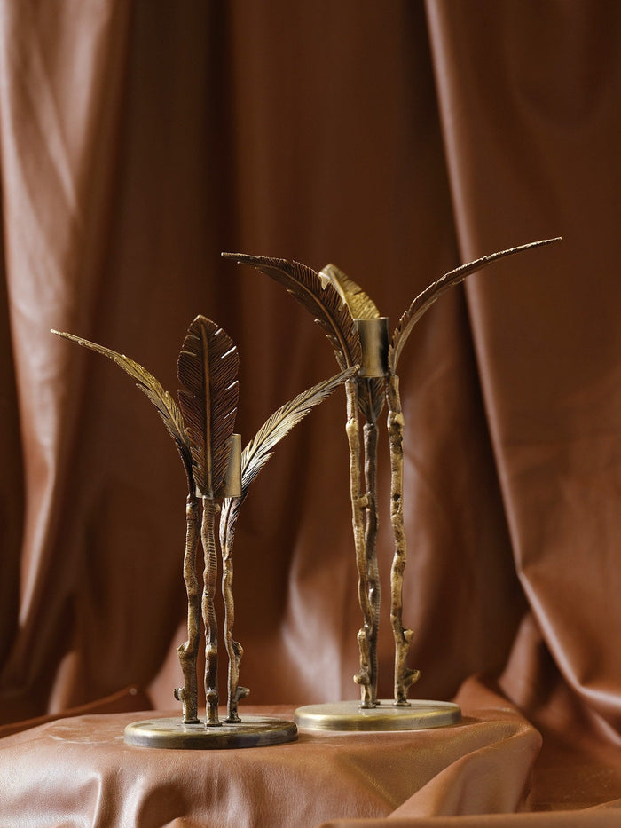 Pleated Candlestick — Large