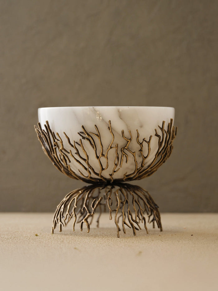 Bowl with Brass Branch