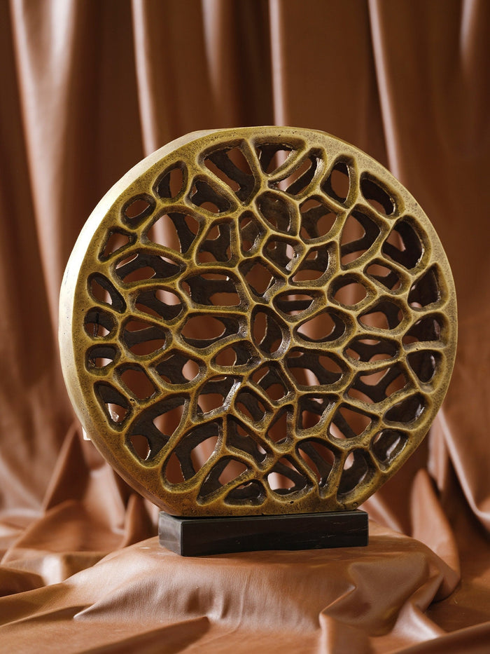 Honeycomb-Textured Decorative Object