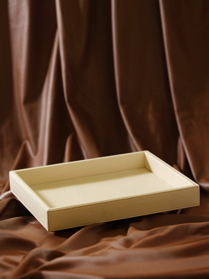 Flat Leather Tray I