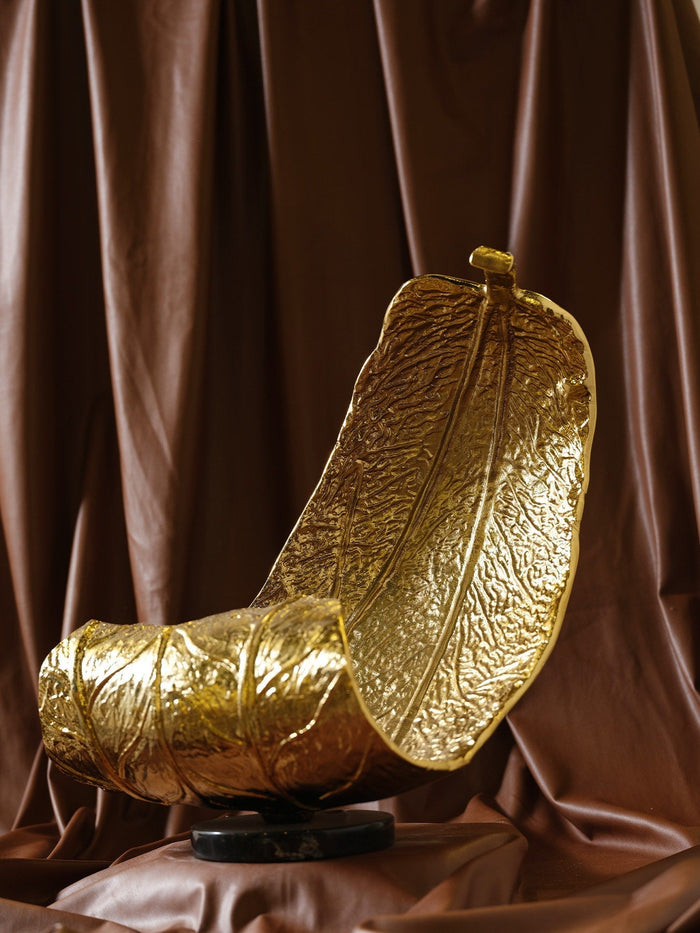 XL Curved Leaf Decorative Object I