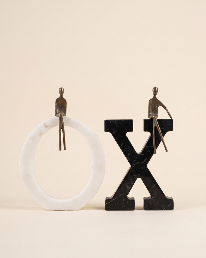 Large XOXO Decorative Object