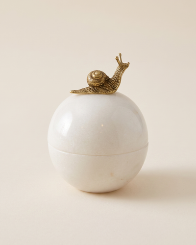 Lento Snail Marble Bonbonnière