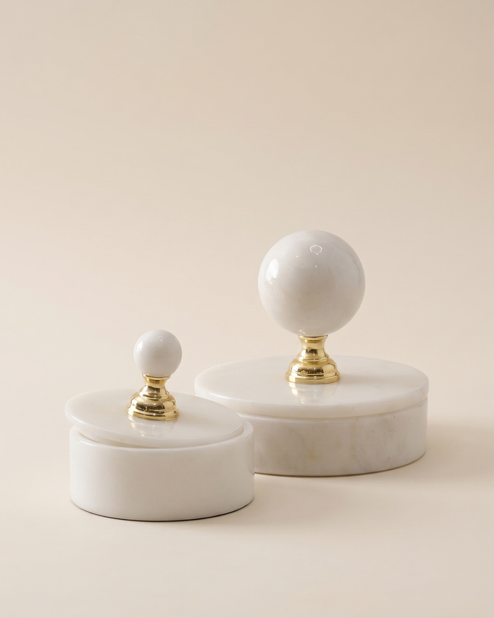 Marble Box with Sphere IV