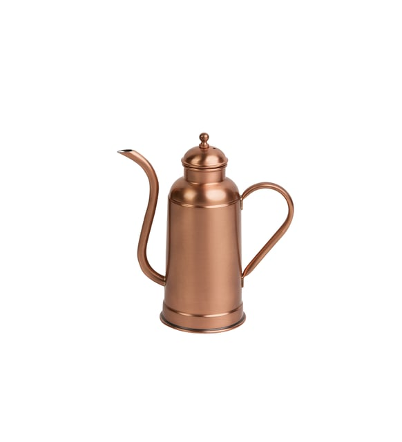 Handmade Copper Olive Oil Dispenser – 600ml Drip-Free Pourer For Kitchen, C – view 7