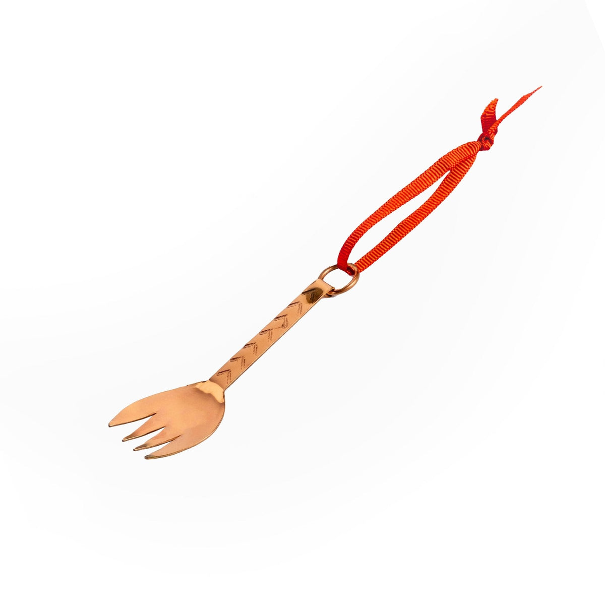 Handcrafted Mini Copper Slotted Spoon – Dollhouse Utensil & Festive Kitchen Decor - Alfiq's Store