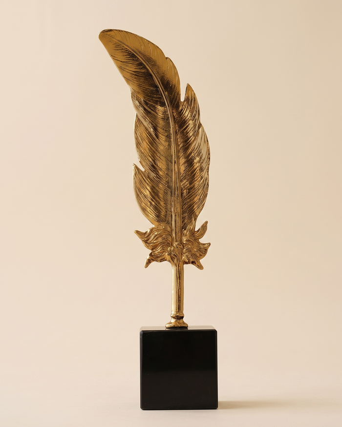 Natural Feather Decorative Object II