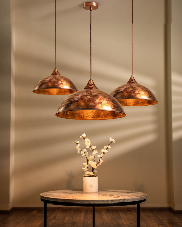 New Model Farmhouse Copper Pendant Light – Timeless Elegance for Interior & Exterior Spaces