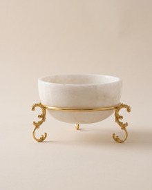 Oriental Bowl on a pale ivory studio background