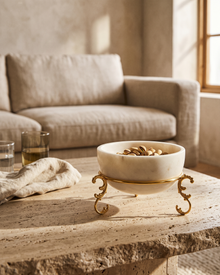 Oriental Bowl styled in a warm interior setting