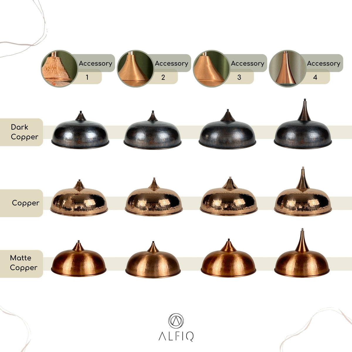 Handmade Aged Copper Pendant Light – Vintage Charm with a Timeless Glow - Alfiq's Store