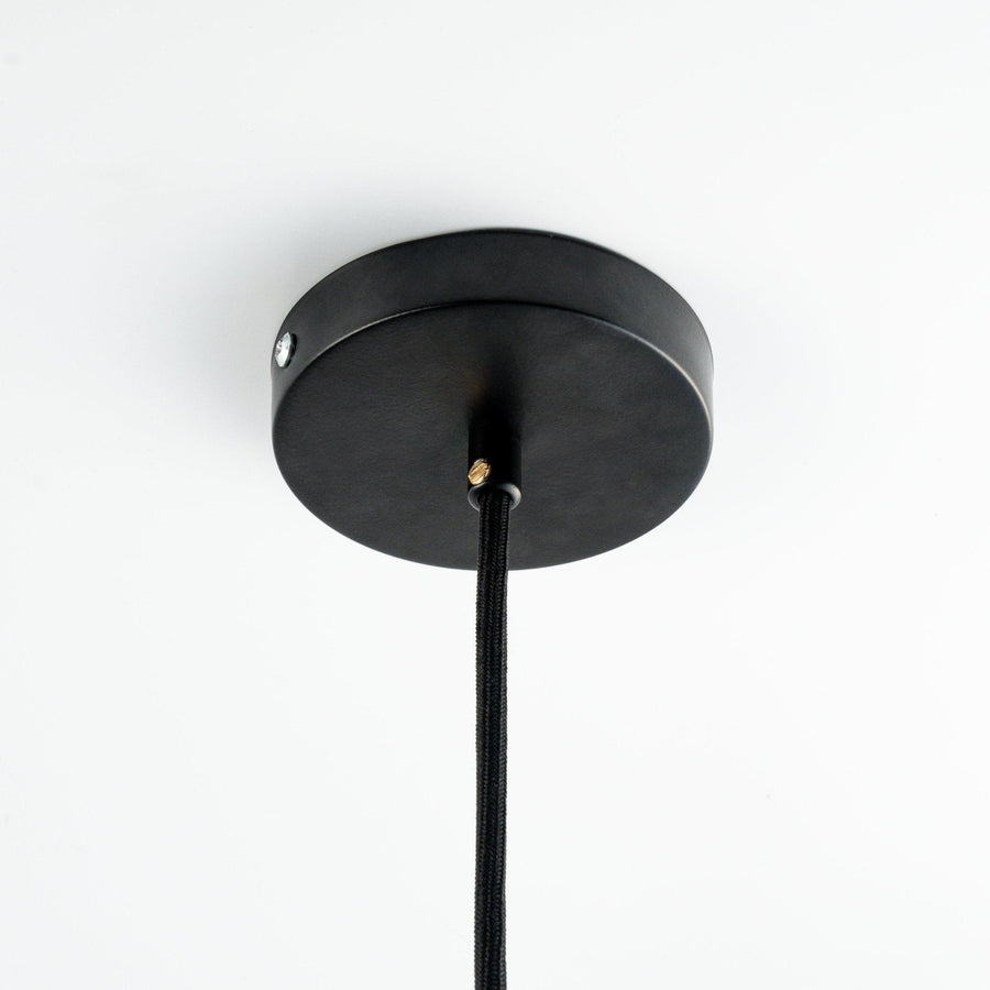 Handmade Dark Copper Dome Pendant Light with Customizable Accessories - Alfiq's Store