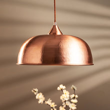 Handmade Matte Copper Pendant Light – Timeless Elegance in a Hand - Hammered Finish - Alfiq's Store