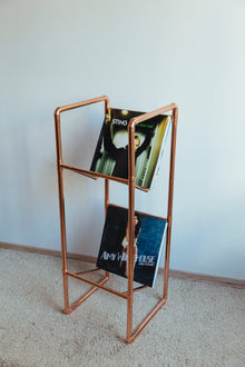 Copper Standing Vinyl Holder