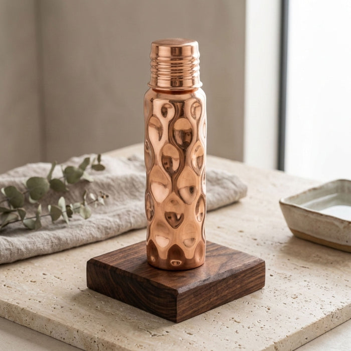 Handmade Pure Solid Copper Water Bottle 750ml