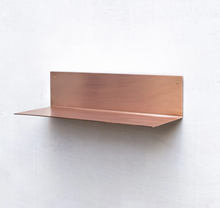Minimalist Copper Wall Shelf